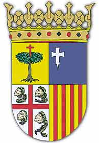 El Gobierno aragonés estudia modificar su escudo para eliminar cuatro 'cabezas de moros cortadas'