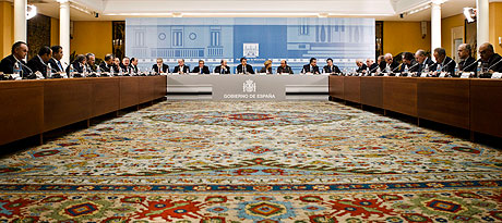 Imagen de la reunión entre presidente y empresarios. | Ap