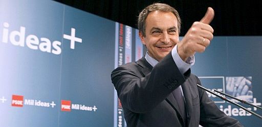 Zapatero siempre ha mostrado su positivismo. (Foto: EFE)